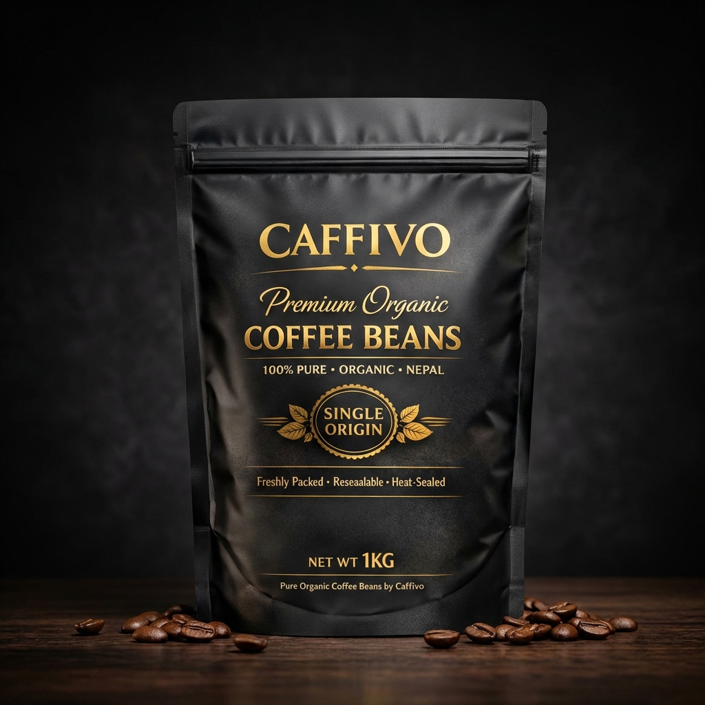 Caffivo Roasted Beans Medium Coffee